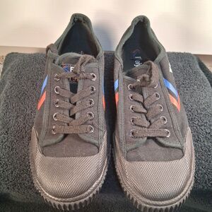 FEIYUE Black Kung Fu Martial Arts Boxing Parkour Shoes Mens US 5 Womens US 7 EUC